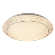 GLOBO 41314-40 RONJA stropní svítidlo LED D510mm 40W/2090lm 3000-4000-6000K bílá, stmívatelné, dálkové ovládaní, krištálový efekt