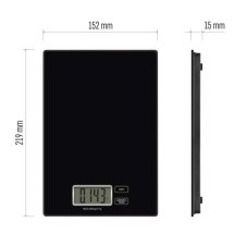 Kuchynská váha EMOS EV014B, digitálna, 5 kg, čierna