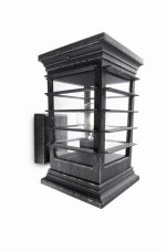 Philips 15280/54/PN Patio venkovní nástenné svítidlo 1xE27 IP44 černá, šedá patina