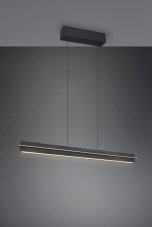 TRIO 346710180 EMERSON závěsné svítidlo SMD LED 22W/2500lm 2700-5000K černá matná