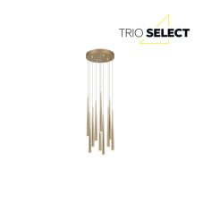 TRIO SELECT 354831079 CALA závěsné svítidlo D300mm SMD LED 10x3,8W/10x450lm 2300+3000+4000K zlatá, schwitchdimmer