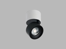 LED2 11508213DT KLIP ON stropné povrchové bodové svietidlo LED D77mm 11W/770lm 2700K TRIAC biela, čierna