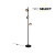 TRIO SELECT 444410332 ORBIT stojacia lampa V1500mm SMD LED 3x8W/3x800lm 2300+3000+4000K čierna matná, kávová, ON/OFF