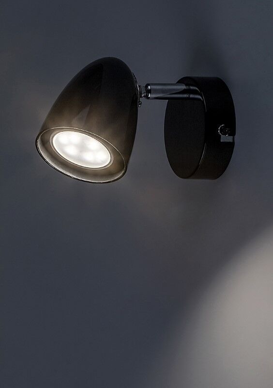 RABALUX 73015 Perico nástenné bodové svietidlo/spot 1xGU10 čierna