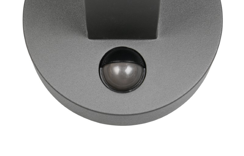 TRIO 230569142 MACKENZIE vonkajšie nástenné svietidlo so senzorom SMD LED 8W/800lm 3000K IP54 antracitová