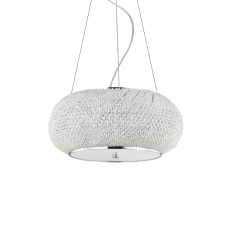 Závesné svietidlo Ideal lux 082158 PASHA SP6 CROMO 6xE14 40W
