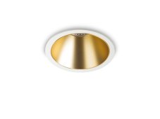 Ideal lux 341422 GAME TRIM ROUND zápustné svietidlo D120mm LED 20W 2250/1680lm 3000K biela, zlatá, UGR