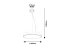 RABALUX 71039 Tesia závěsné svítidlo LED D400mm 36W/2000lm 3000K černá, bílá