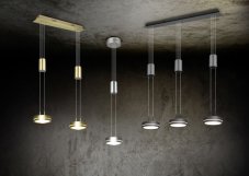 TRIO 326510342 FRANKLIN závěsné svítidlo SMD LED 3x9W/1050lm 3000K antracit, switchdimmer