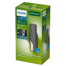 Venkovní nástěnné svítidlo LED 2700K antracitová IP44 PHILIPS UltraEfficient Fira 8721103104793