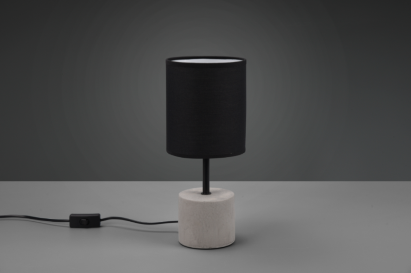 TRIO Reality R51251002 BEN stolní lampička V350mm 1xE14 beton, černá