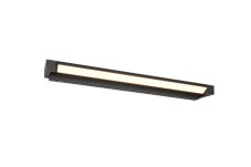 TRIO 284779132 FABRIZIO nástenné svietidlo nad zrkadlo š760mm SMD LED 15,5W/1700lm 2300+3000+4000K IP44 čierna matná