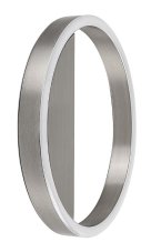 RABALUX 71312 Thrac nástenné svietidlo D250mm LED 15W/1000lm 4000K kartáčovaný hliník, biela