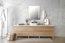 GLOBO 84032 RIVAS zrcadlo s LED osvětlením LED 12W 1200/650lm 3000K IP44