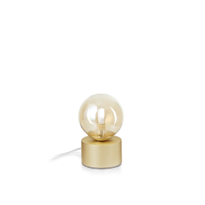 Ideal Lux 317823 PERLAGE stolná lampička 1xG9 V155mm saténová mosadz, jantárová