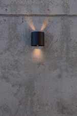 LUTEC 5104006012 GEMINI BEAMS venkovní nástěnné svítidlo LED 10W 400lm 3000K IP54 matná černá