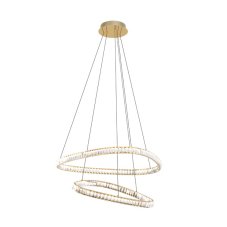 LED závesné svietidlo 4400 lm 2700-6000K zlaté s diaľkovým ovládačom Zuma Line ATHESA MD3169-2-3GT