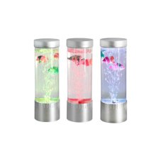 LED detská stolná lampa s rybičkami RGB Zuma Line AQUA 89245