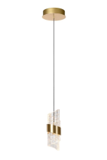 LUCIDE 13496/07/02 KLIGANDE závesné svietidlo D130mm LED 9W/700lm 2700K mosadzná