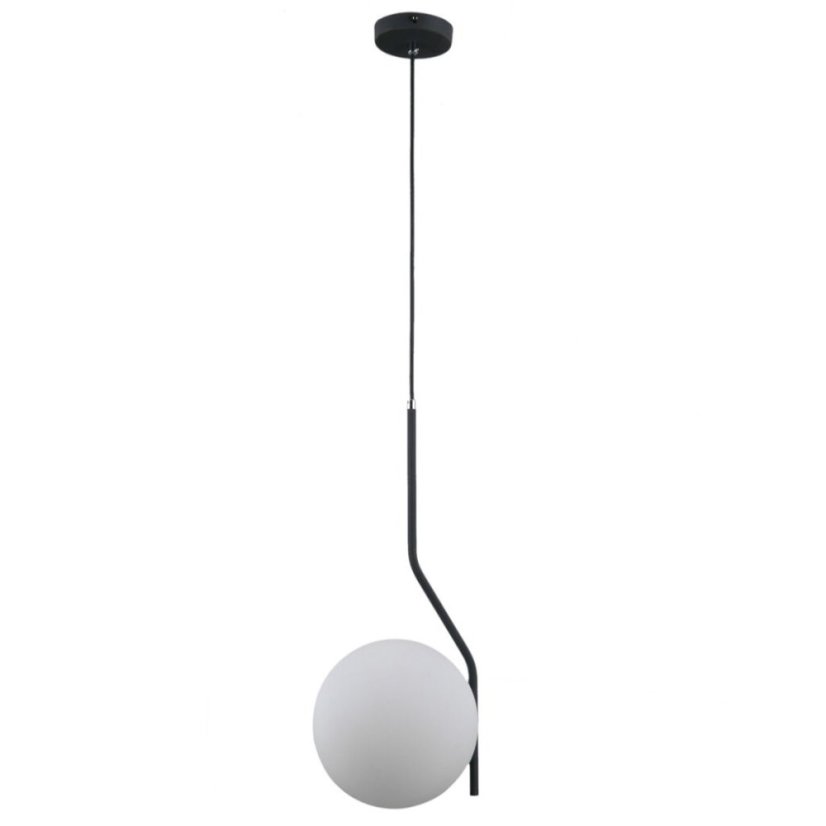 Italux PND-3300-1-BK závesné svietidlo Carimi 1x5W E27 grafitová, biela