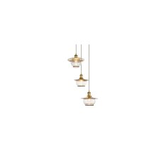 GLOBO 69030-3H NEVIS závěsné svítidlo 445 mm 3xE27 60W IP20 bronzová