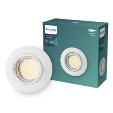 Zapustené svietidlo GU10 biela IP20 PHILIPS Peridot 8720169392601