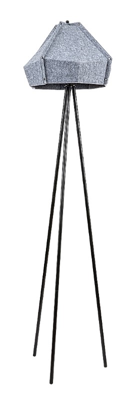 RABALUX 74000 Lomiro stojacia lampa D440mm 1xE27 šedá