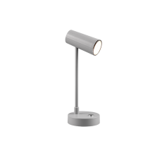 TRIO Reality R52661111 LENNY stolná lampička SMD LED V280mm 2,5W/230lm 3000+4000+6000K šedá, nabíjateľná batéria