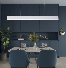 Immax 07157-W120X NEO MILANO závesné lineárne svietidlo LED 1200mm 40W/2824lm 2700-6500K RGB, zlatá