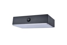 LUTEC CONNECTED 6939501330 FADI exteriérové solárne nástenné svietidlo LED 5W 800lm 2700-6500K IP44 čierna so senzorom