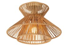 LUCIDE 10120/32/72 TASMAN stropní svítidlo D320mm 1xE27 mosazná, přírodní