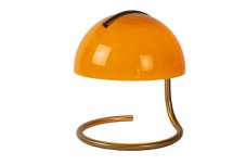LUCIDE 46516/01/53 CATO stolná lampička V250mm 1xE27 mosadzná, oranžová