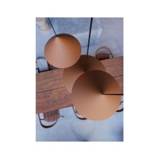 REDO 01-3023 KONOS závěsné svítidlo D350mm 1xE27 kaštanově hnědá