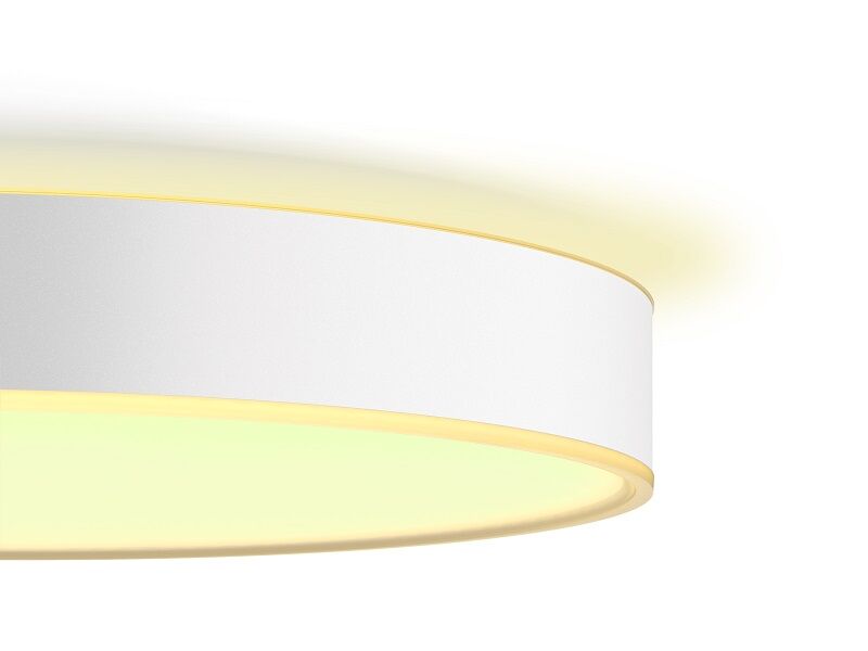 Philips HUE LED White Ambiance 41160/31/P6 Enrave L stropné svietidlo 33,5W 4300lm 2200-6500K 42,5cm biele stmievateľné BlueTooth + HUE Switch