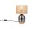 TRIO 564900157 TARA stolní lampička V320mm 1xE27 chromová, přírodní