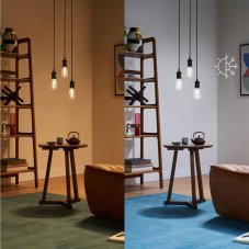 Philips Wiz Colors 8720169072213 LED žárovka E27 ST64 6,3W/470lm 2200-6500K+RGB čirá