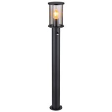 GLOBO 31363S GRACEY vonkajšie stojanové svietidlo/stĺpik so senzorom V1000mm 1xE27 IP54 matná čierna, dymová