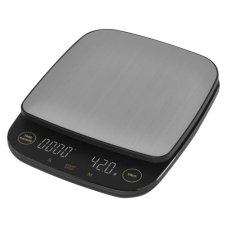 Kuchynská váha EMOS EV029, digitálna s časovačom, 5 kg, čierna, TARE, dovažovanie