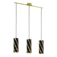 Eglo 97767 PINTO NERO 1 Závěsné svítidlo E27 3X60W