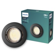 Zapuštěné svítidlo GU10 čierna IP20 PHILIPS Peridot 8720169392625