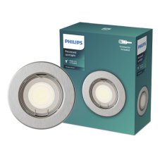 Zapuštěné svítidlo GU10 nikl IP20 PHILIPS Peridot 8720169392762