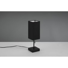 TRIO Reality R51061032 OLE stolní lampička V350mm 1xE27 černá matná, USB, USB-C port