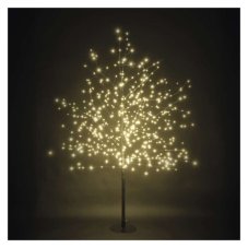 EMOS DCTW30 vánoční dekorace stromeček 600 LED V120cm 3,8W teplá bílá, IP44, barva drátu - černá, časovač, adaptér