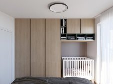 LED2 1273153 BELLA SLIM stropní svítidlo LED D580mm 48W/3360lm 3000-4000K černá