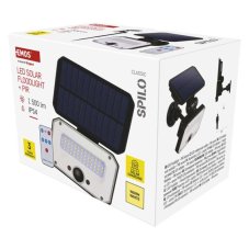 EMOS ZG131S LED reflektor solárny SPILO so senzorom pohybu, teplá biela