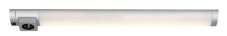 RABALUX 78056 Soft2 svietidlo pod kuchynskú linku s vypínačom a zásuvkou LED 8W/450lm 4000K strieborná, biela, š680mm