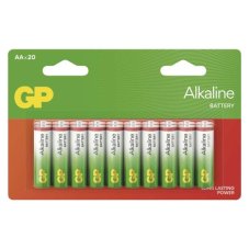 GP B0422L Alkalická batéria GP Alkaline LR6 (AA) SET-20ks