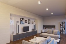 LED2 5111131 CUBE stropní bodové povrchové svítidlo 100mm 12W / 960lm 3000K IP54 bílá