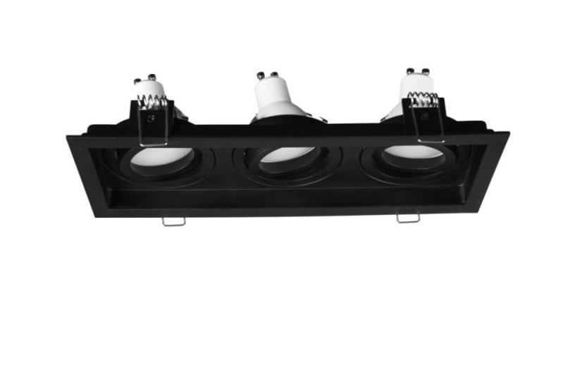 TRIO 651600332 KENAI zápustné bodové svítidlo výklopné 3xGU10 matná černá