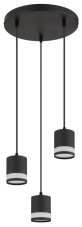 GLOBO 57852-3H LUCERO závěsné svítidlo D300mm 3xGX53 7W 600/364lm 3000K černá, opálová